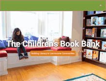 Tablet Screenshot of childrensbookbank.com